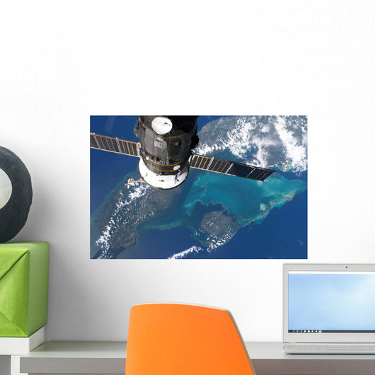 Docked Progress 22 Spacecraft Wall Decal