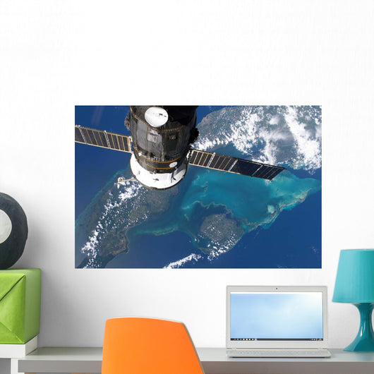 Docked Progress 22 Spacecraft Wall Decal