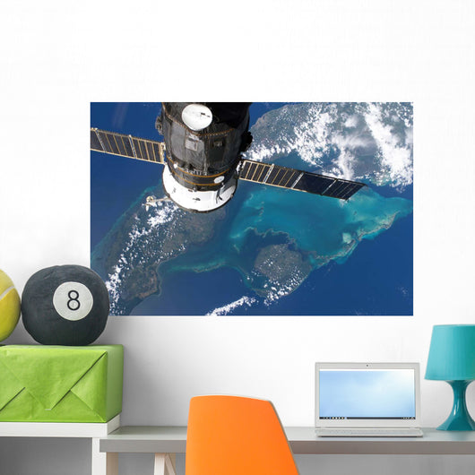 Docked Progress 22 Spacecraft Wall Decal