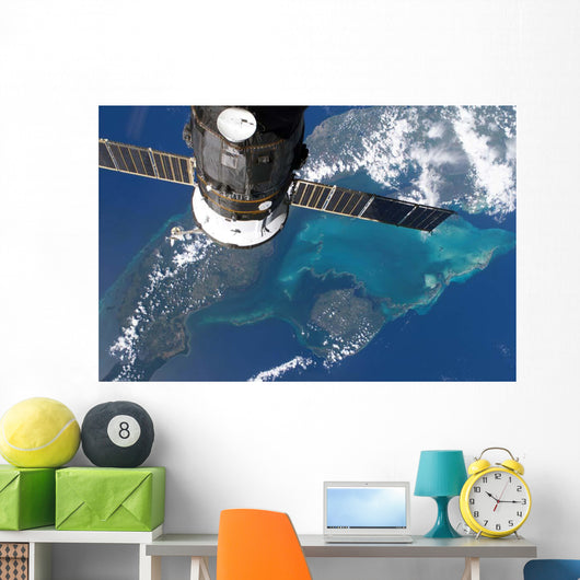 Docked Progress 22 Spacecraft Wall Decal