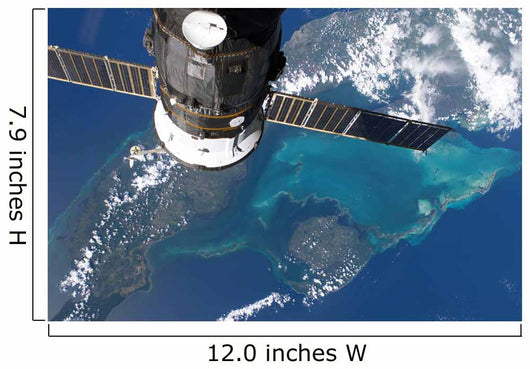Docked Progress 22 Spacecraft Wall Decal