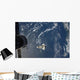 Space Shuttle Endeavour Backdropped Wall Decal Design 2