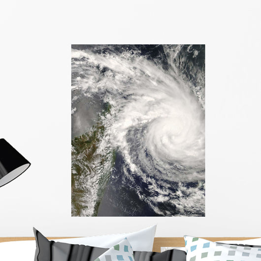 Tropical Cyclone Ivan Approaching Wall Decal