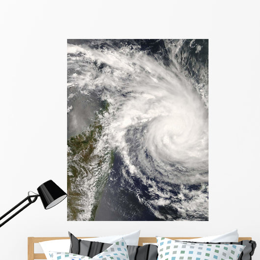 Tropical Cyclone Ivan Approaching Wall Decal