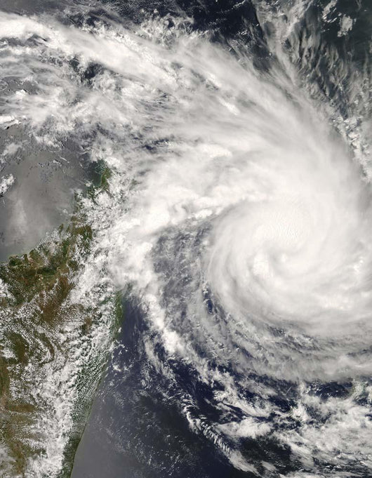 Tropical Cyclone Ivan Approaching Wall Decal