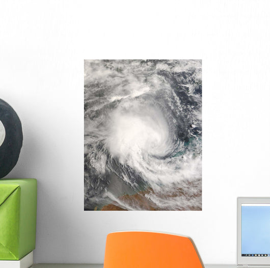 Tropical Cyclone Nicholas Approaching Wall Decal