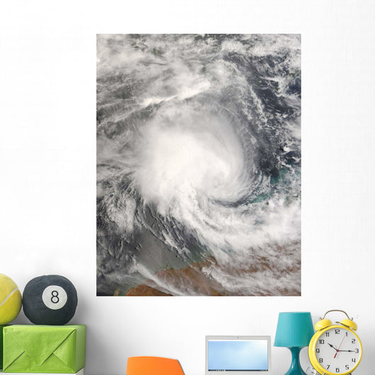Tropical Cyclone Nicholas Approaching Wall Decal