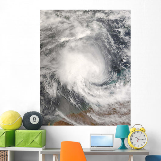 Tropical Cyclone Nicholas Approaching Wall Decal