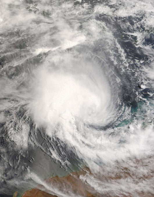 Tropical Cyclone Nicholas Approaching Wall Decal