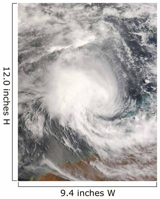 Tropical Cyclone Nicholas Approaching Wall Decal