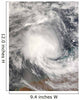 Tropical Cyclone Nicholas Approaching Wall Decal