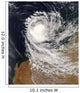 Tropical Cyclone Ophelia off Wall Decal