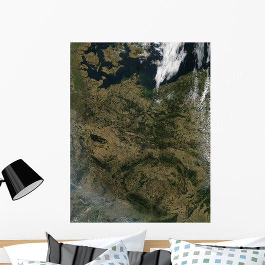 Satellite North Central Europe Wall Decal