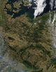 Satellite North Central Europe Wall Decal