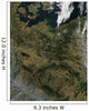 Satellite North Central Europe Wall Decal