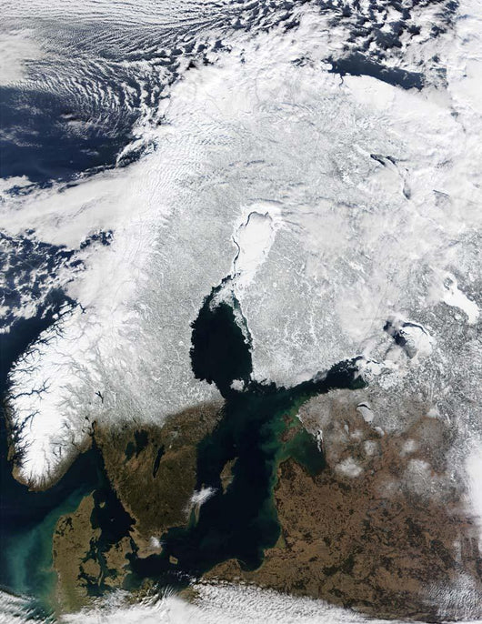 Satellite Scandinavia Wall Decal