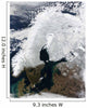 Satellite Scandinavia Wall Decal