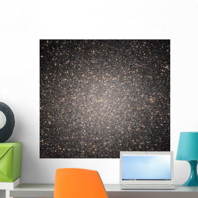 Globular Cluster Omega Centauri Wall Decal shown on a wall