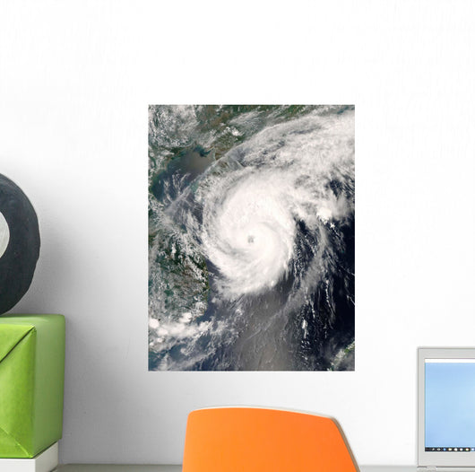 Typhoon Neoguri Approaching China Wall Decal Design 1