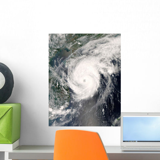 Typhoon Neoguri Approaching China Wall Decal Design 1