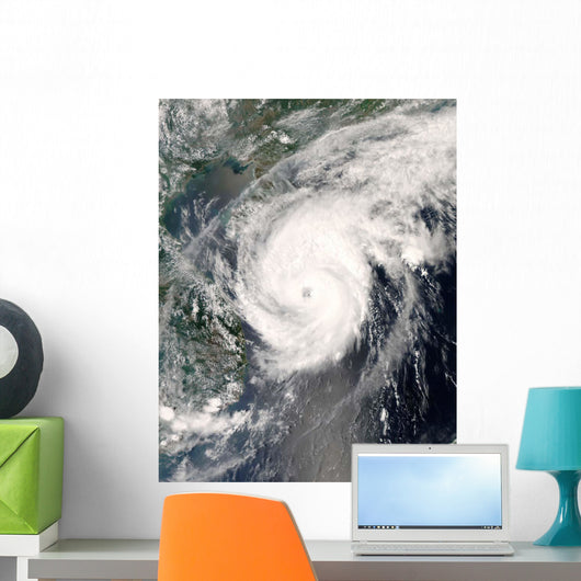 Typhoon Neoguri Approaching China Wall Decal Design 1