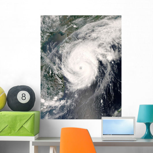 Typhoon Neoguri Approaching China Wall Decal Design 1