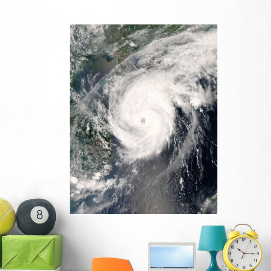 Typhoon Neoguri Approaching China Wall Decal Design 1