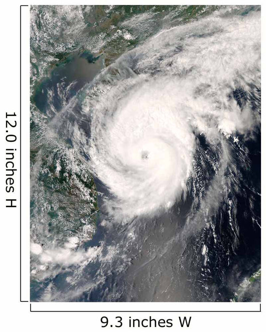Typhoon Neoguri Approaching China Wall Decal Design 1