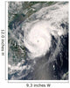 Typhoon Neoguri Approaching China Wall Decal Design 1