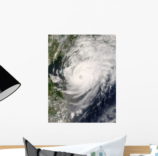 Typhoon Neoguri Approaching China Wall Decal Design 2