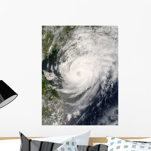 Typhoon Neoguri Approaching China Wall Decal Design 2