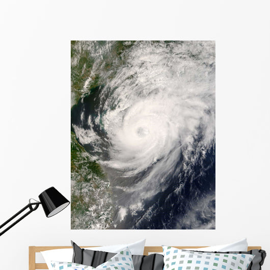 Typhoon Neoguri Approaching China Wall Decal Design 2