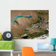Satellite Lake Balkhash Eastern Wall Decal