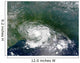 Tropical Storm Bertha Wall Decal
