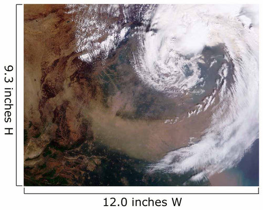 Dust Storm Eastern China Wall Decal