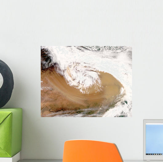 Dust Storm Northern China Wall Decal Design 1