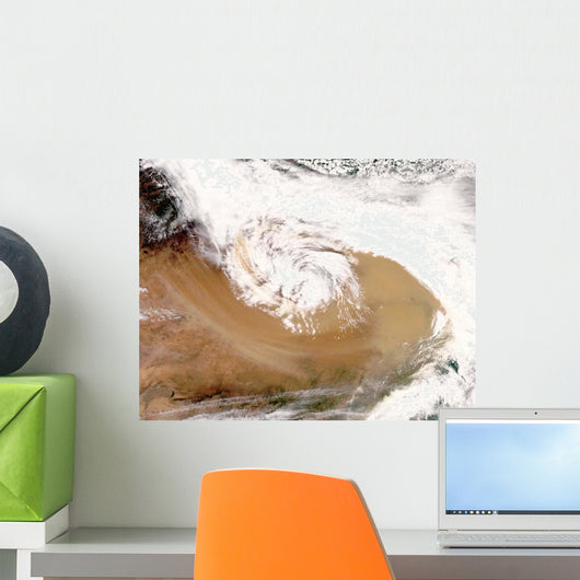 Dust Storm Northern China Wall Decal Design 1
