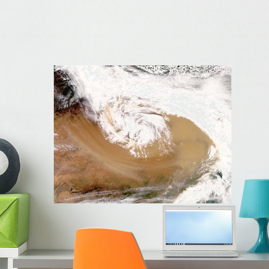Dust Storm Northern China Wall Decal Design 1