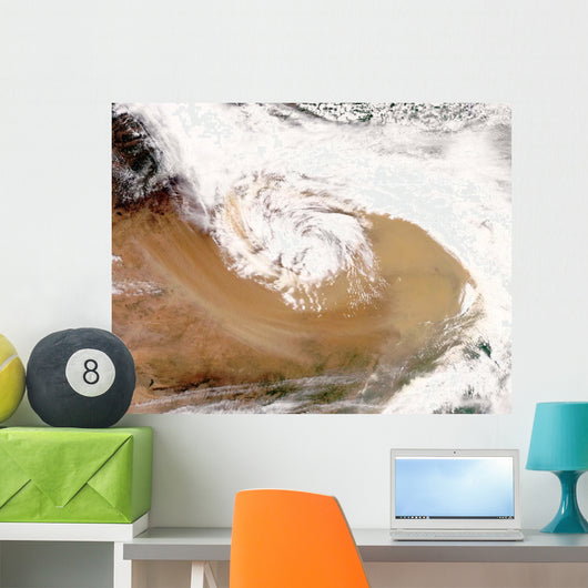Dust Storm Northern China Wall Decal Design 1
