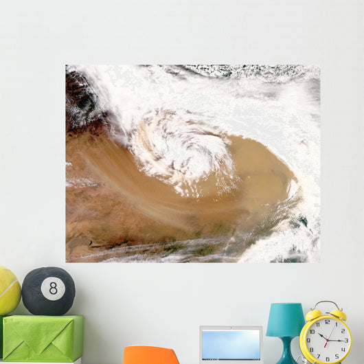 Dust Storm Northern China Wall Decal Design 1