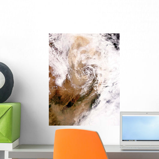 Dust Storm Northern China Wall Decal Design 2