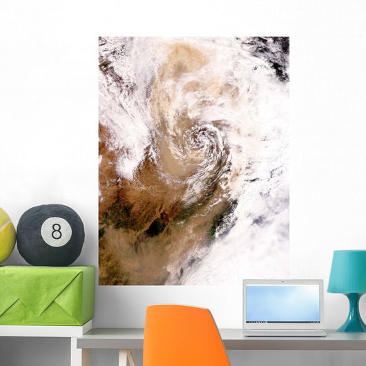 Dust Storm Northern China Wall Decal Design 2