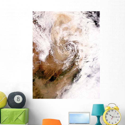 Dust Storm Northern China Wall Decal Design 2