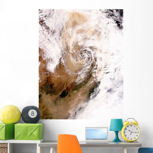 Dust Storm Northern China Wall Decal Design 2
