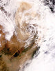 Dust Storm Northern China Wall Decal Design 2