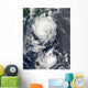 Two Typhoon Systems Approaching Wall Decal