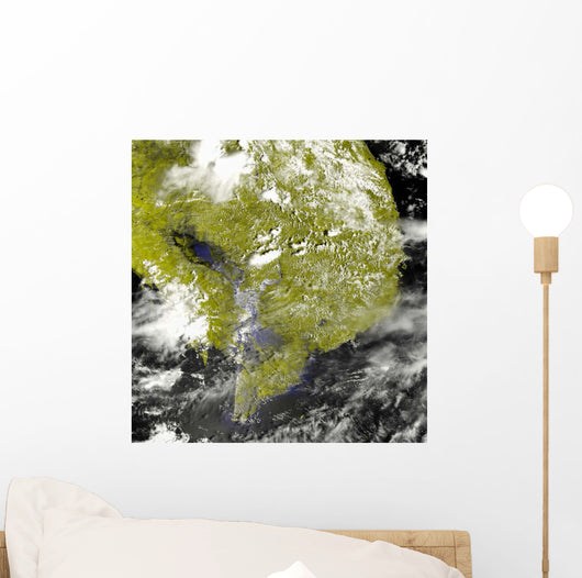 Mekong Delta and Tonle Wall Decal