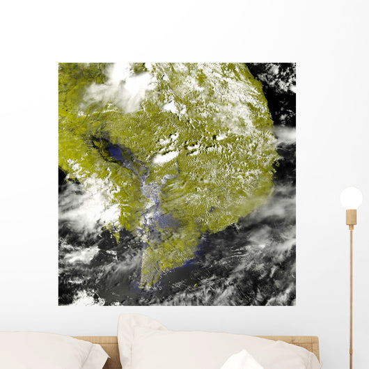 Mekong Delta and Tonle Wall Decal