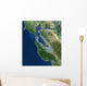 Satellite San Francisco California Wall Decal Design 2