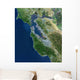 Satellite San Francisco California Wall Decal Design 2